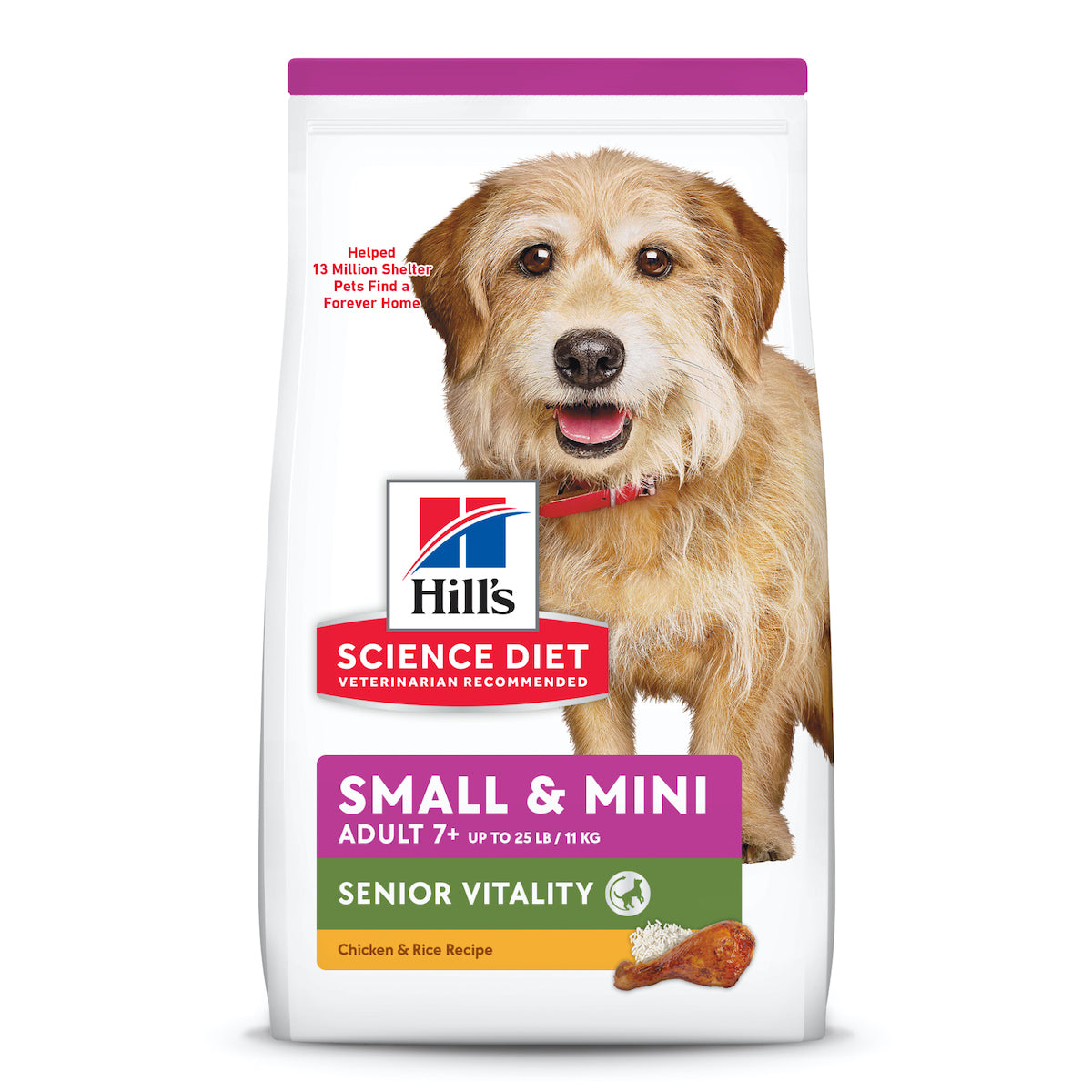 Alimento para Perro Adulto Razas Pequeñas y Miniatura Small & Mini Senior Vitality Pollo Hill's Science Diet Hill's Science Diet