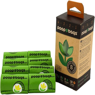 Bolsas Biodegradables con Esencia de Naranja para Desechos de Perro Poop Bags