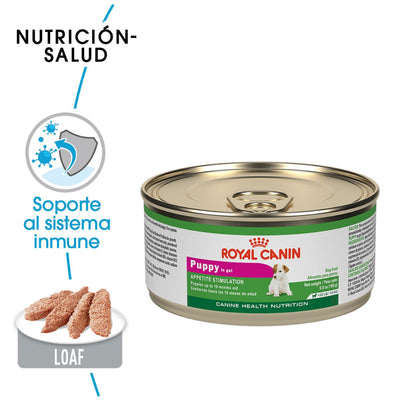 Alimento Húmedo en Lata para Cachorro Todas las razas Royal Canin SPT (Loaf in Sauce) Pieza Individual