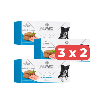 3x2 Alimento Húmedo para Cachorro Nupec