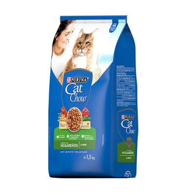 3x2 Alimento para Gato Adulto Purina Cat Chow con Defense Plus Hogareños 1.5 kg