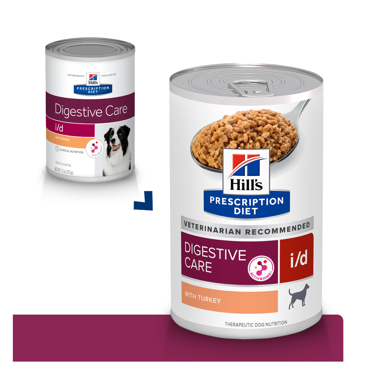 Alimento Húmedo en Lata para Perro Adulto i/d Pavo Hill's Prescription Diet 370 g (Individual)