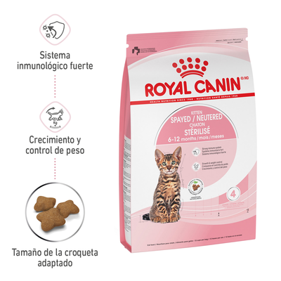 Alimento para Gatito Esterilizado (Kitten Spayed) Royal Canin SPT