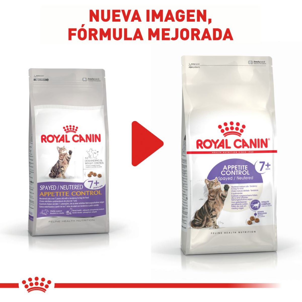 Alimento para Gato Adulto Spayed Neutered Control de Apetito Adulto Mayor 7 años (Spayed Neutered 7+) Royal Canin SPT 2.7 Kg