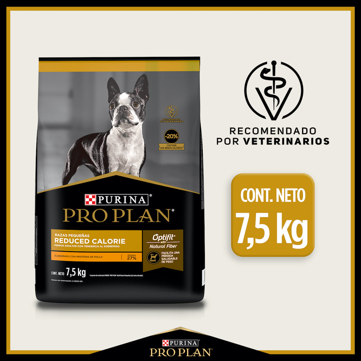 Alimento para Perro Adulto Raza Peque a Reduced Calorie Purina Pro