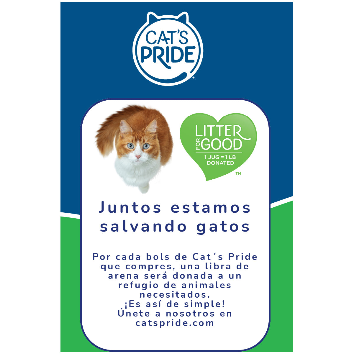 Arena Para Gatos Libre de Polvo Cats Pride 6.8 Kg
