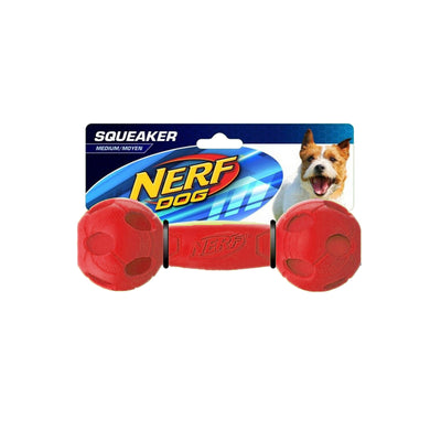 Juguete para perro Hueso de Caucho Nerf Dog con Sonido Bash Mediano