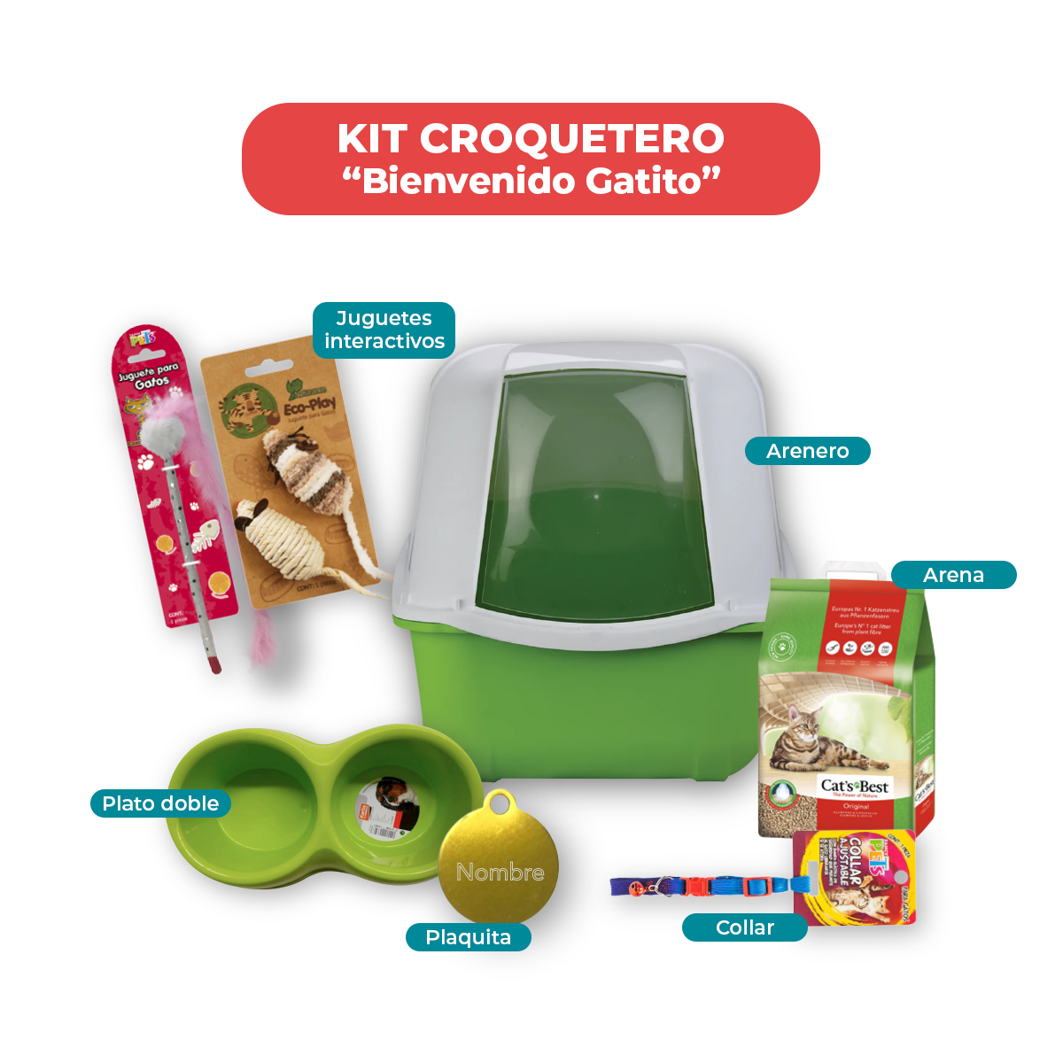 Kit para Nuevo Gatito Croquetero