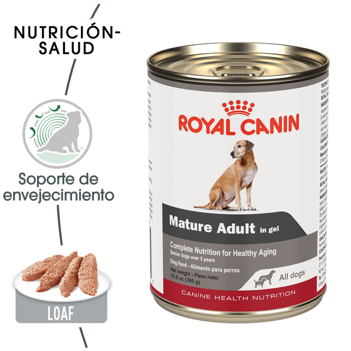 Alimento Húmedo en Lata para Perro Adulto Todas las razas Wet All Dogs Mature Adult Royal Canin SPT Pieza Individual