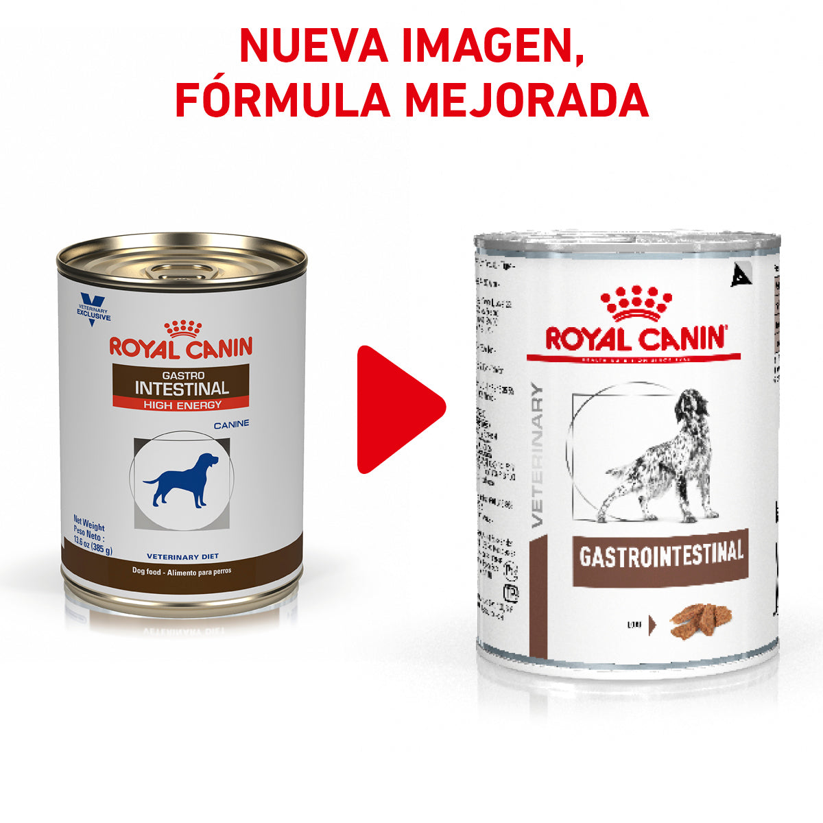 Alimento en Lata Gastrointestinal Alto en Energía Royal Canin VET Gastro Intestinal HE