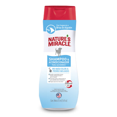 Shampoo y Acondicionador para Cachorros Natures Miracle 473 ml