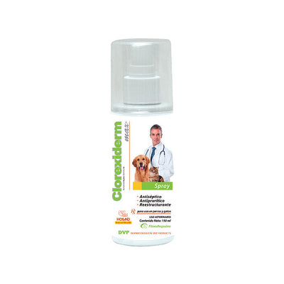 Spray Clorexiderm MAX Antiséptico y antibacteriano Holland 150 ml