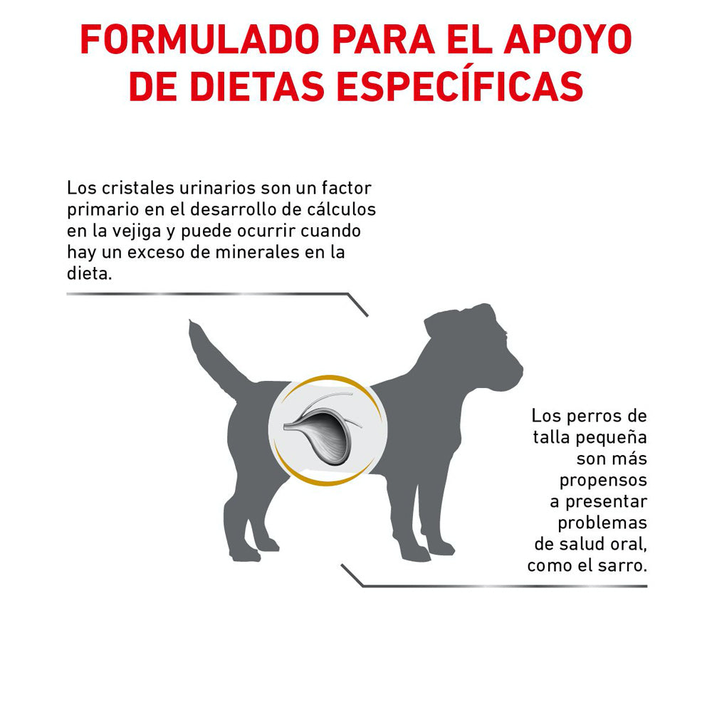 Alimento para Perro Adulto Razas Pequeñas Enfermedad Urinaria Royal Canin VET Urinary Small Dog