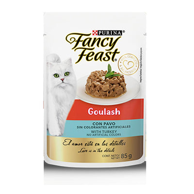 Sobres Goulash con Pavo Fancy Feast 11 Piezas Producto Dañado