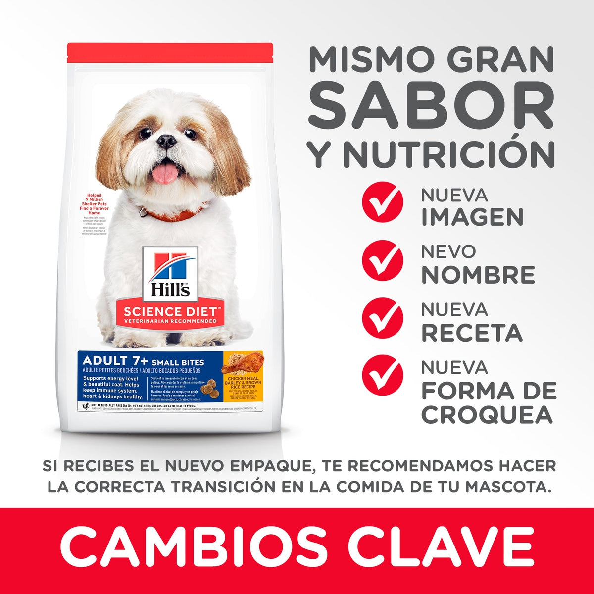 Alimento para Perro Hill's Science Diet Adult 7+ Active Longevity Small Bites