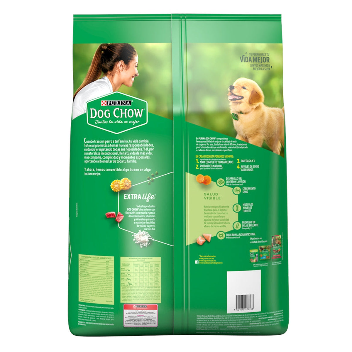 Purina Dog Chow Cachorros Medianos y Grandes Alimento Seco 7.5 Kg