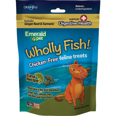 Premios Wholly Fish Digestive Health Atún Emeral Pet