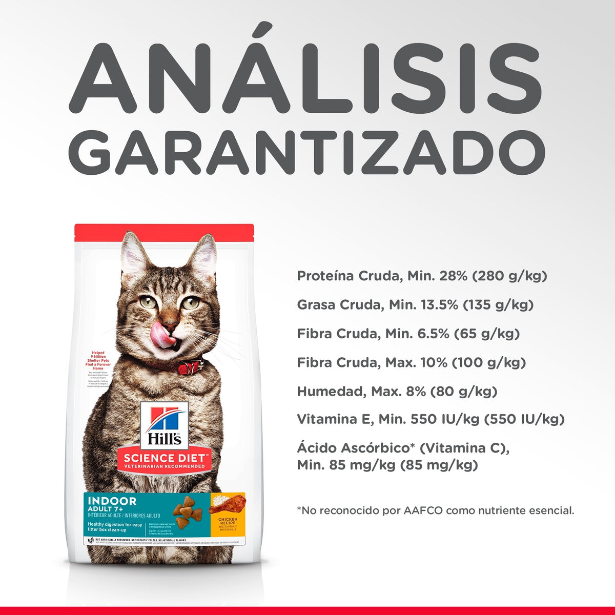 Alimento para Gato Hill's Science Diet Adult 7+ Indoor