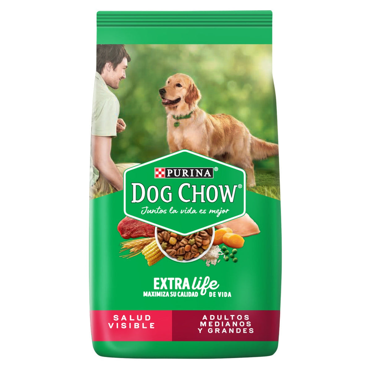 Purina Dog Chow Extra Life para Perro Adulto Razas Medianas y Grandes