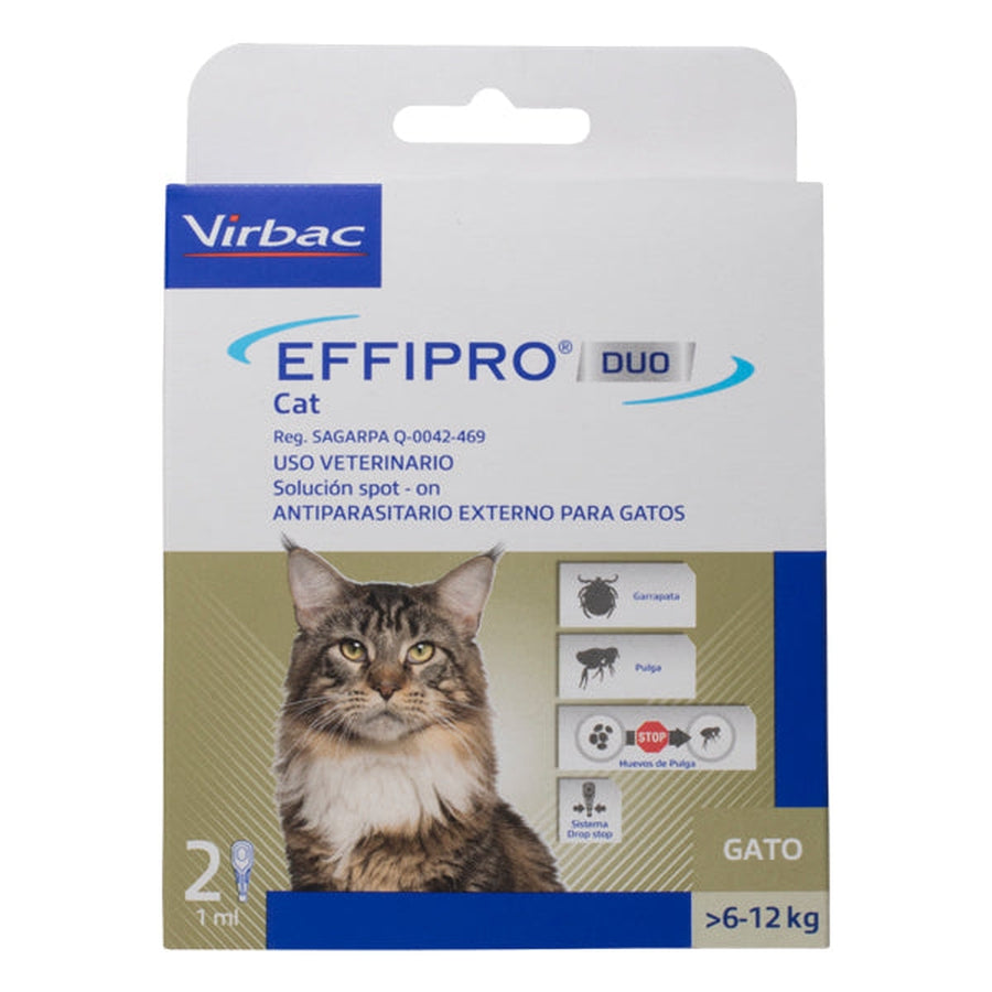 Effipro Duo Gato Adulto 2 pipetas Virbac
