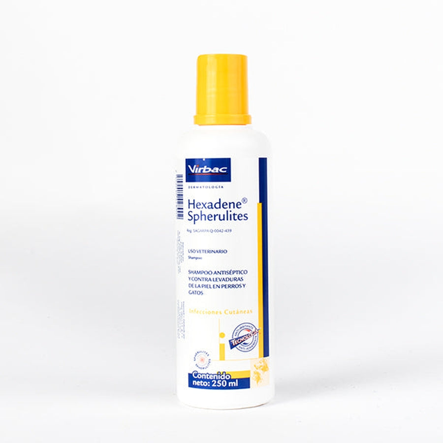 Shampoo Hexadene Antiséptico y contra levaduras de la piel Virbac