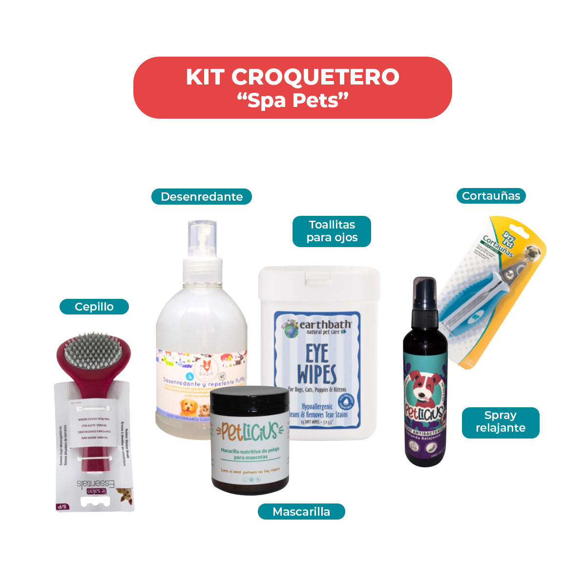 Kit para Perro Spa Pets Croquetero