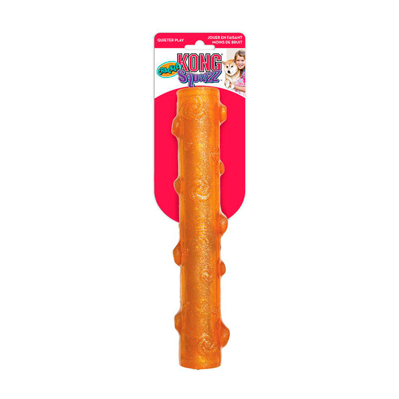 Kong Squeezz Crakle Stick Large (Los colores pueden variar)