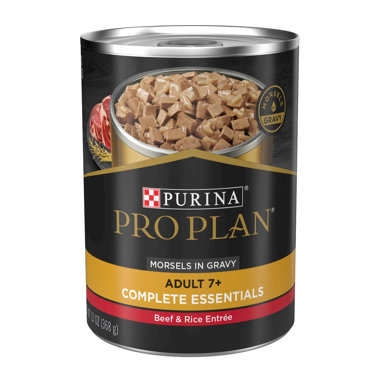 Purina Pro Plan Adult 7+ carne y arroz Alimento Húmedo Lata (Individual)