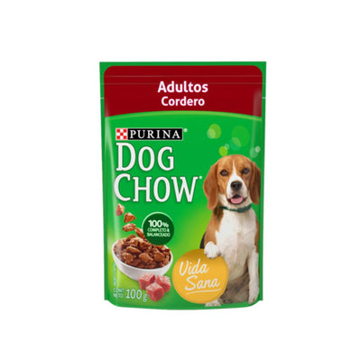 Purina Dog Chow Adulto Cordero 20 Pouches Alimento Húmedo