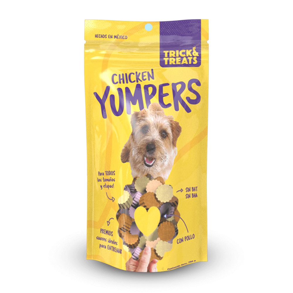 Premios Chicken Yumpers Trick & Treats