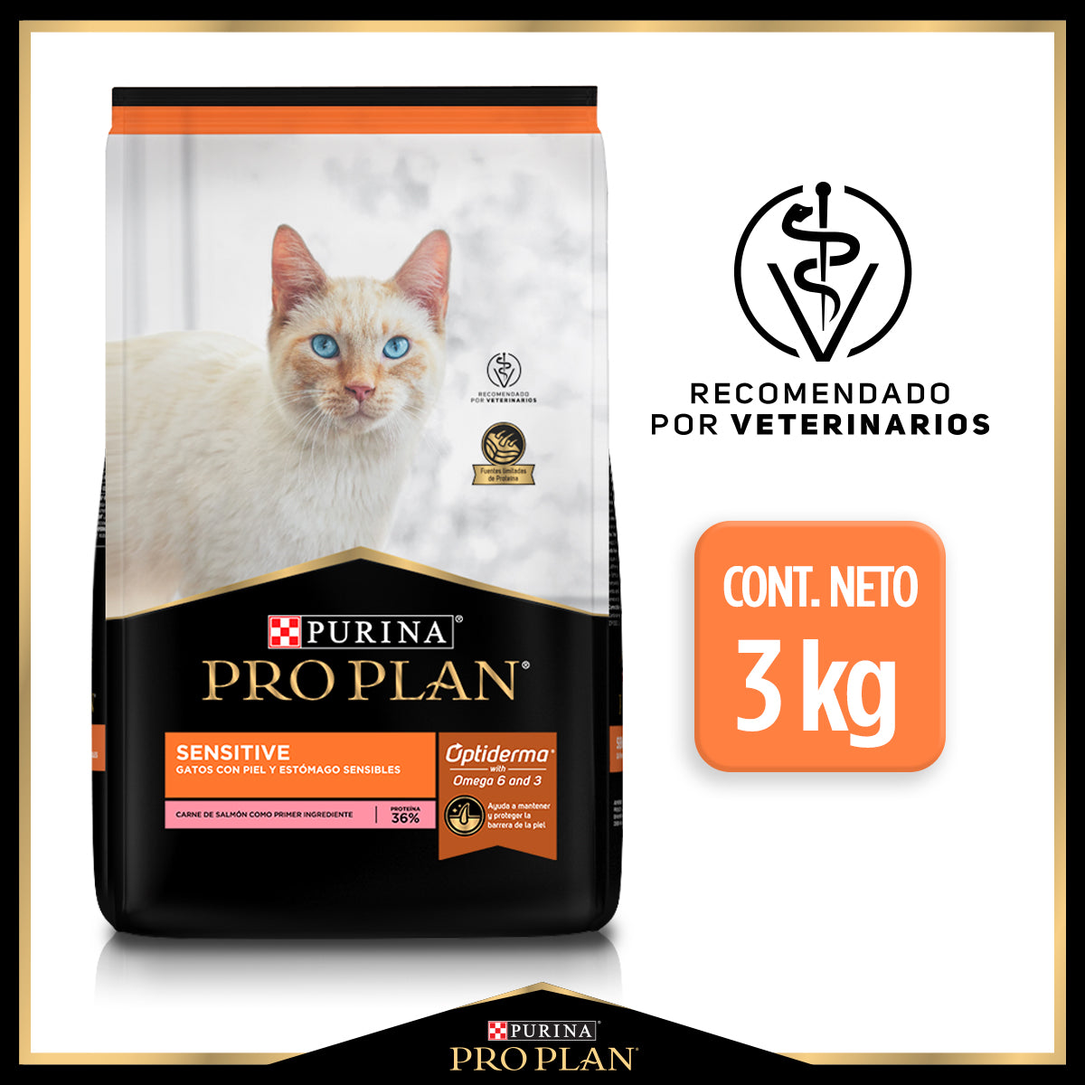 Alimento para Gato Pro Plan Sensitive