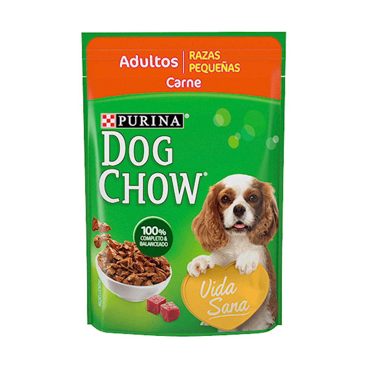 Purina Dog Chow Adulto Raza Pequeña Carne 20 Pouches Alimento Húmedo