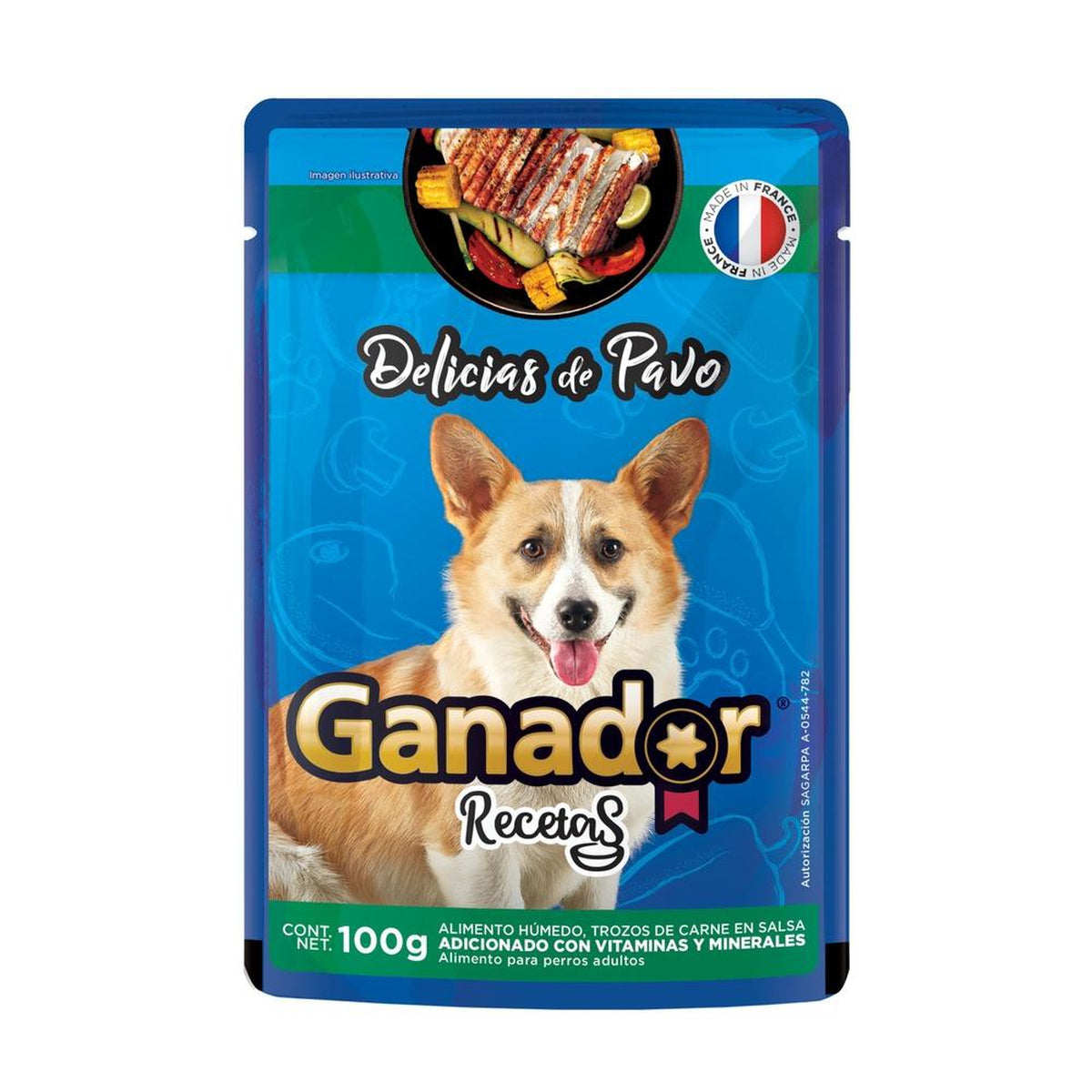 Alimento para Perro Recetas Delicias de Pavo Ganador
