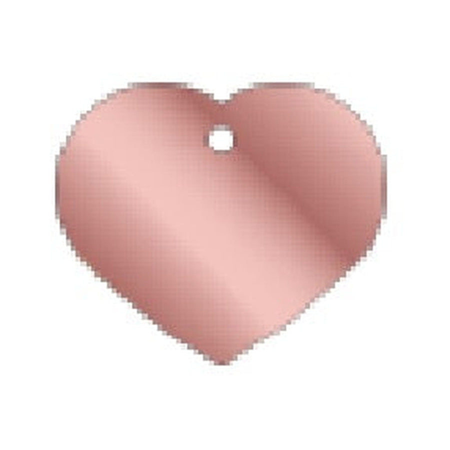 Placa de Identificación Grabable Corazón