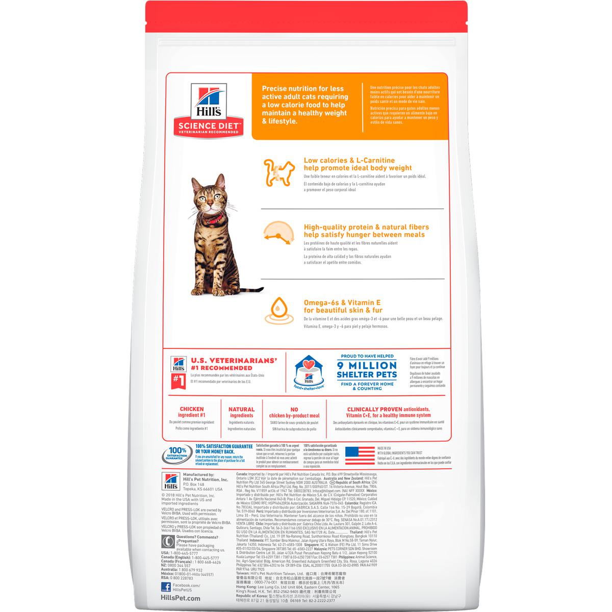 Alimento para Gato Hill's Science Diet Adult Light