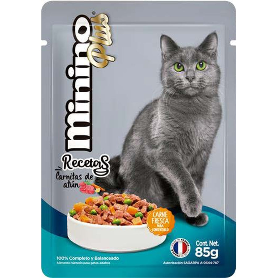 Alimento para Gato Recetas Carnitas de Atún Minino Plus