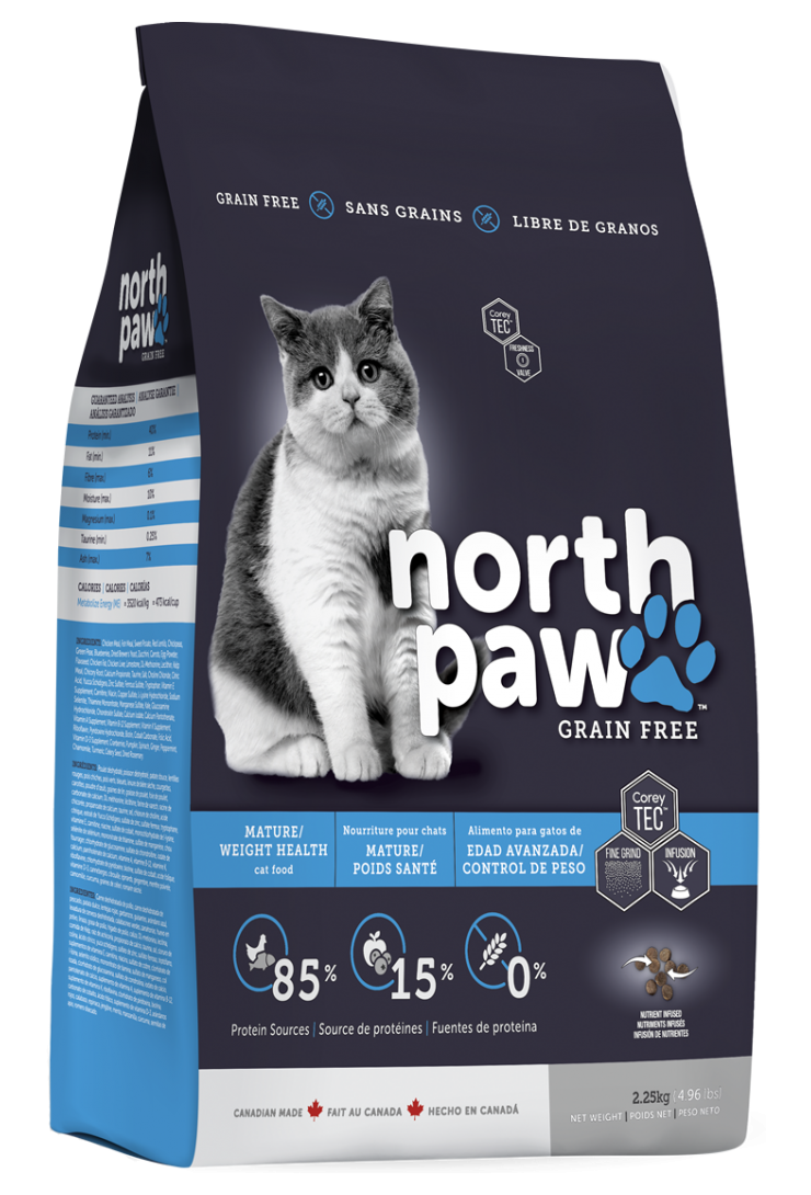Alimento para Gato North Paw Mature Weight