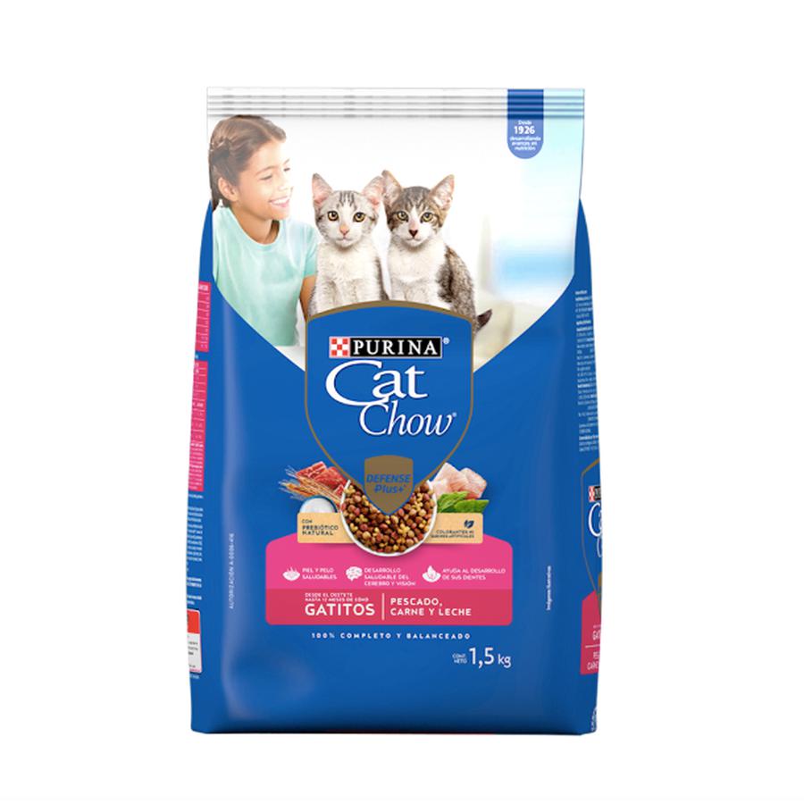 Purina Cat Chow Gatitos Defense Plus Alimento Seco 1.5 Kg